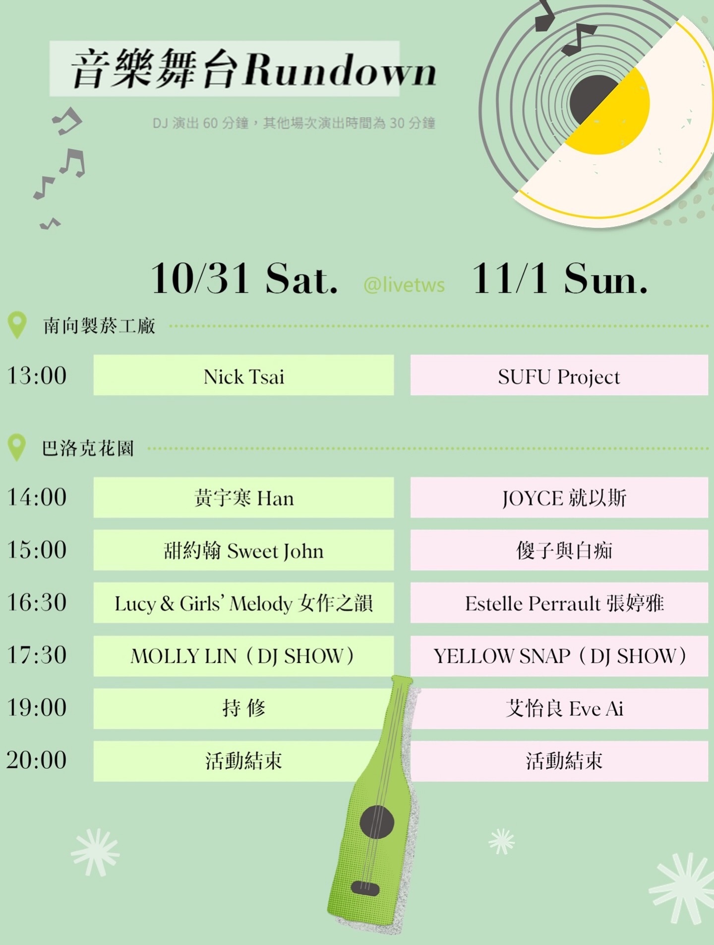 2026 ELLE Weekend 10/31 活動海報