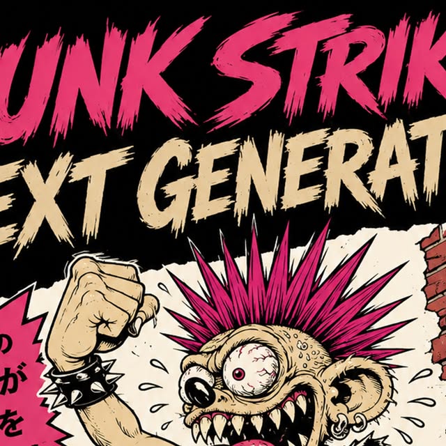 PUNK STRIKE : NEXT GENERATION 活動海報